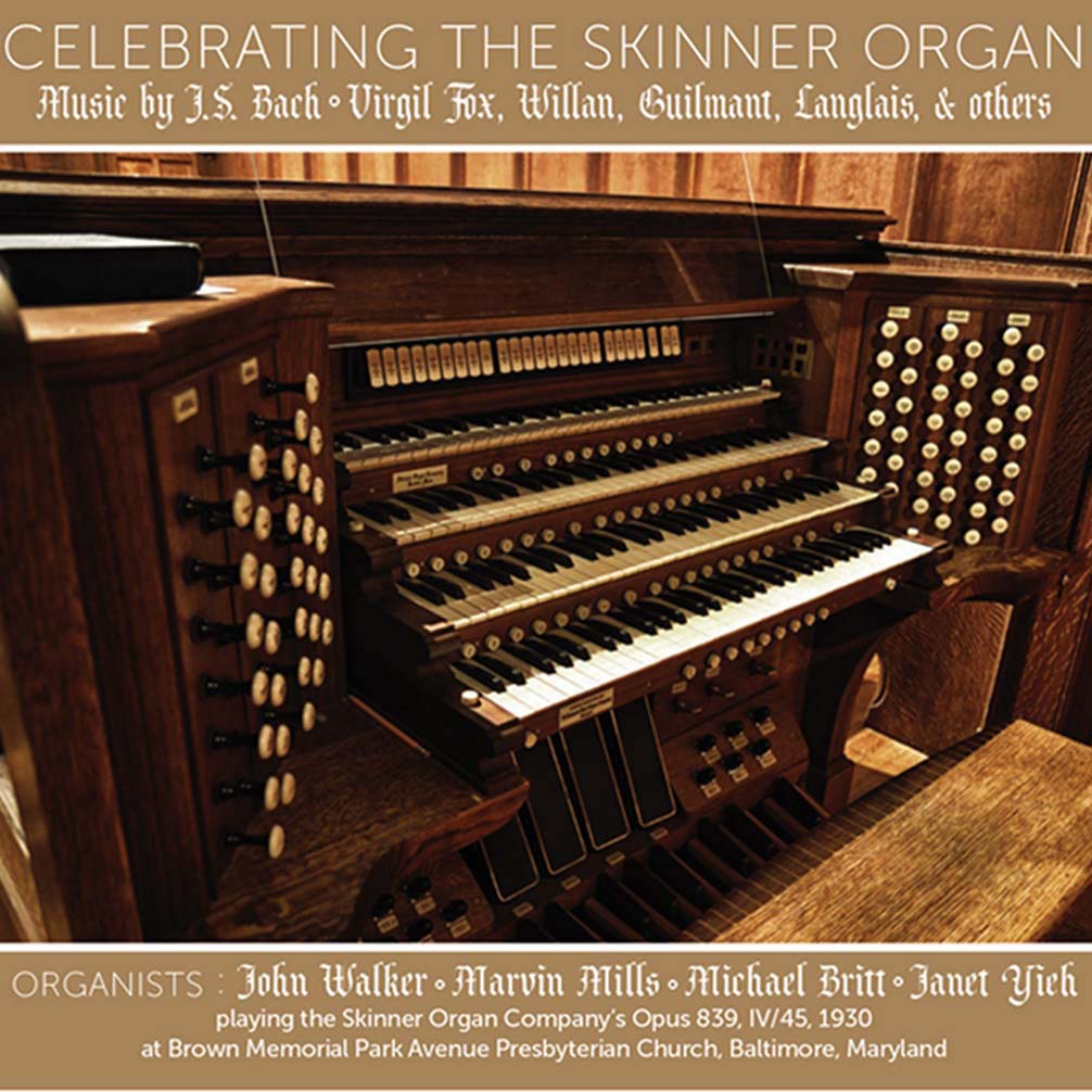 "Celebrating the Skinner Organ" CD cover