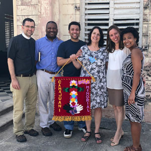 Church delegation to Cuba poses for a picture.
